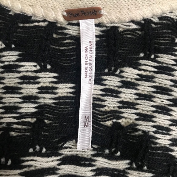 Free People Knit Patchwork Sweater Dress S M XXS - Picture 4 of 8